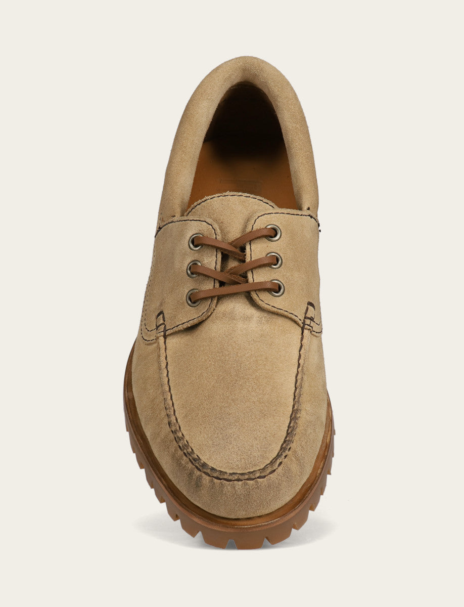 Desert Casual Frye Men's Desert Hudson Campmoc Lug Loafers