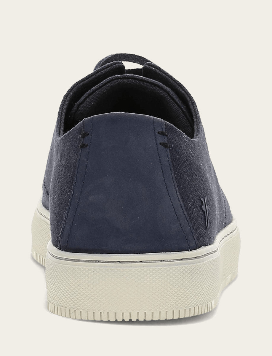 Indigo Casual Frye Men's Indigo Astor Cap Toe Low Lace Sneakers