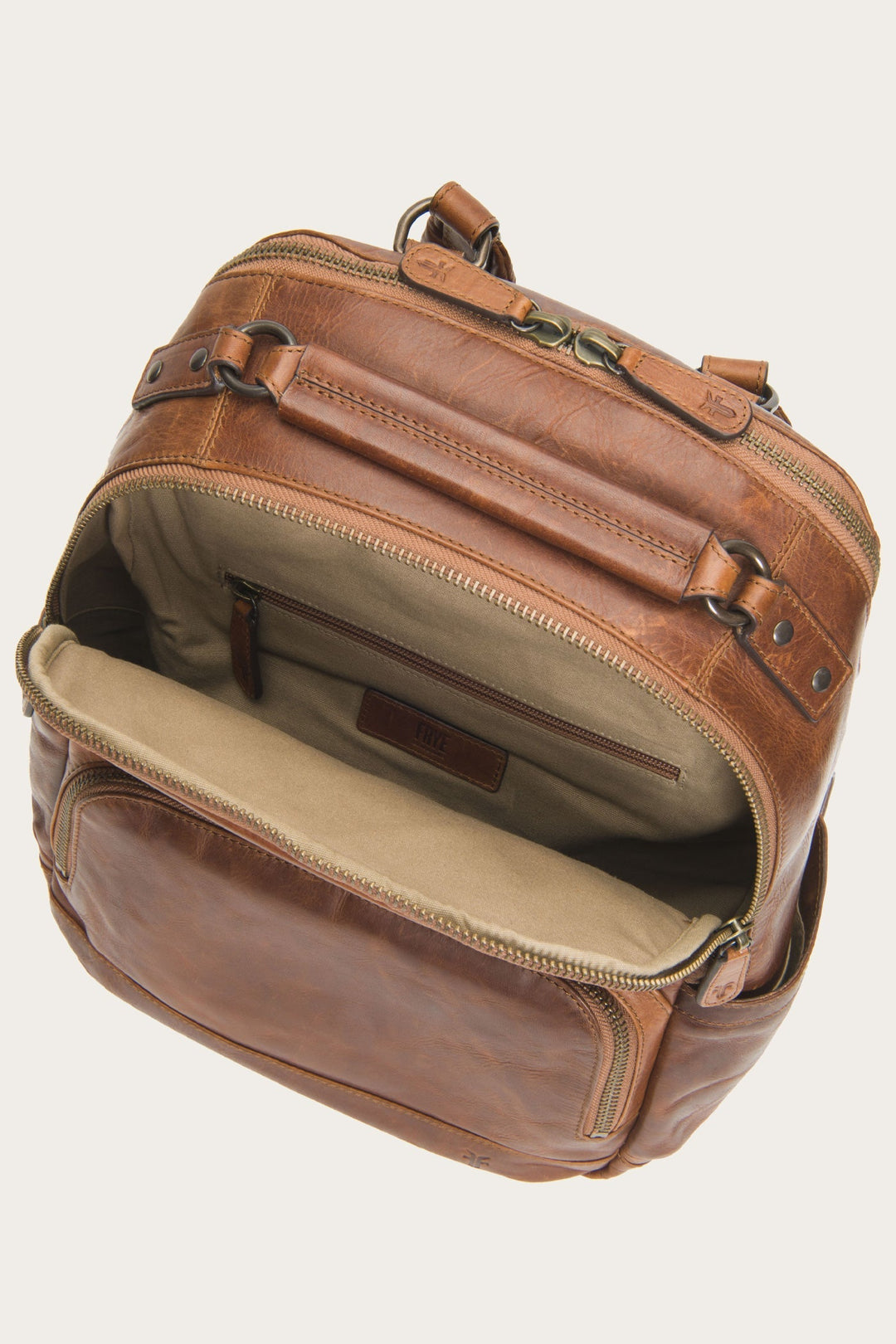 Cognac Bags Frye Logan Cognac Backpack