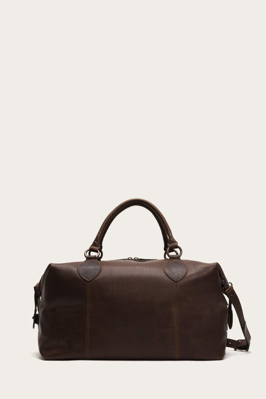 Dark Brown Bags Frye Logan Dark Brown Overnight