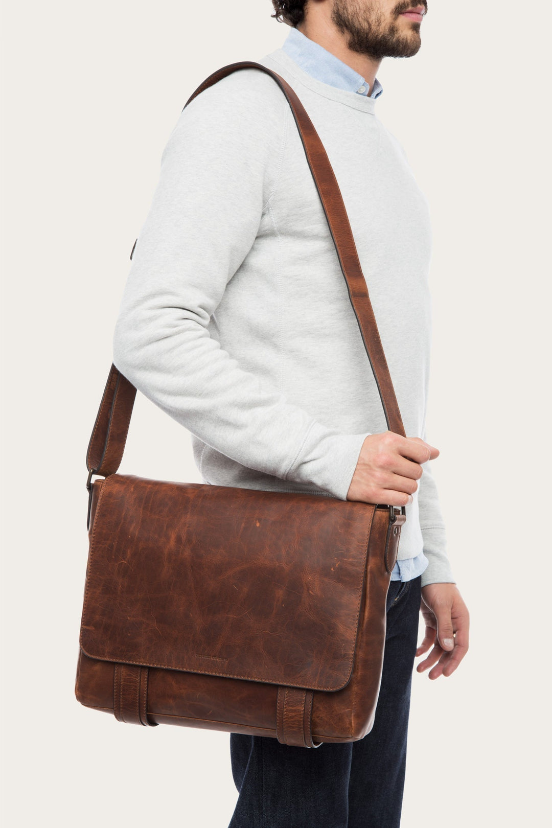 Cognac Bags Frye Logan Messenger