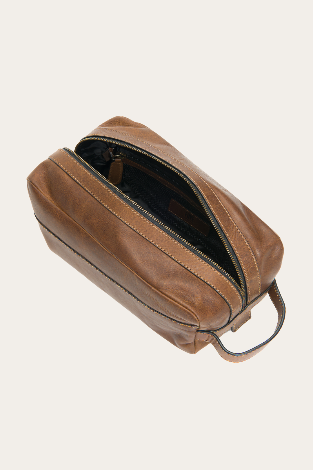 Dark Brown Wallets & Accessories Frye Logan Large Travel Dopp in Dark Brown