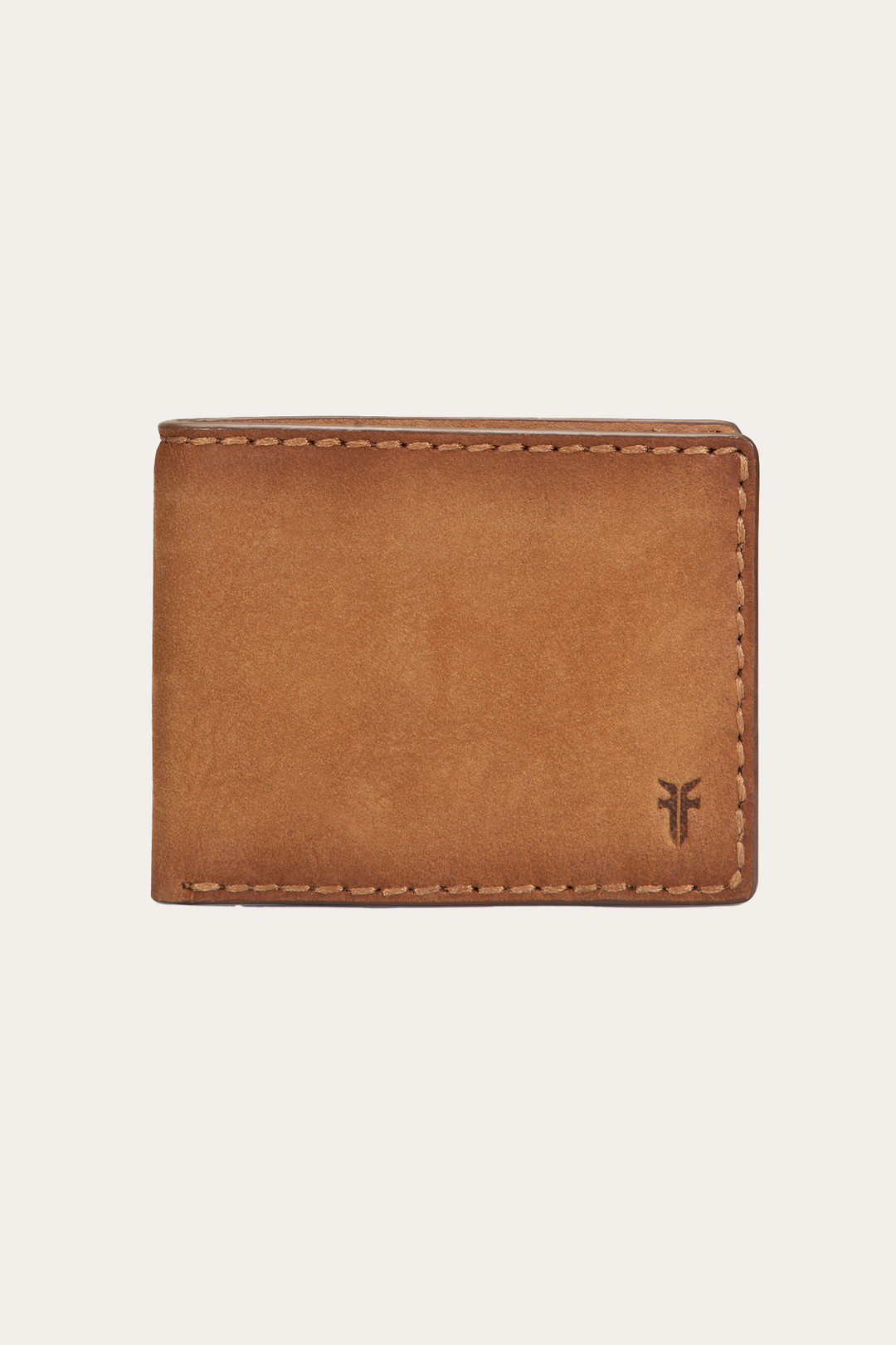 Cognac Wallets & Accessories Frye Logan Nubuck Cognac Money Clip Card Case