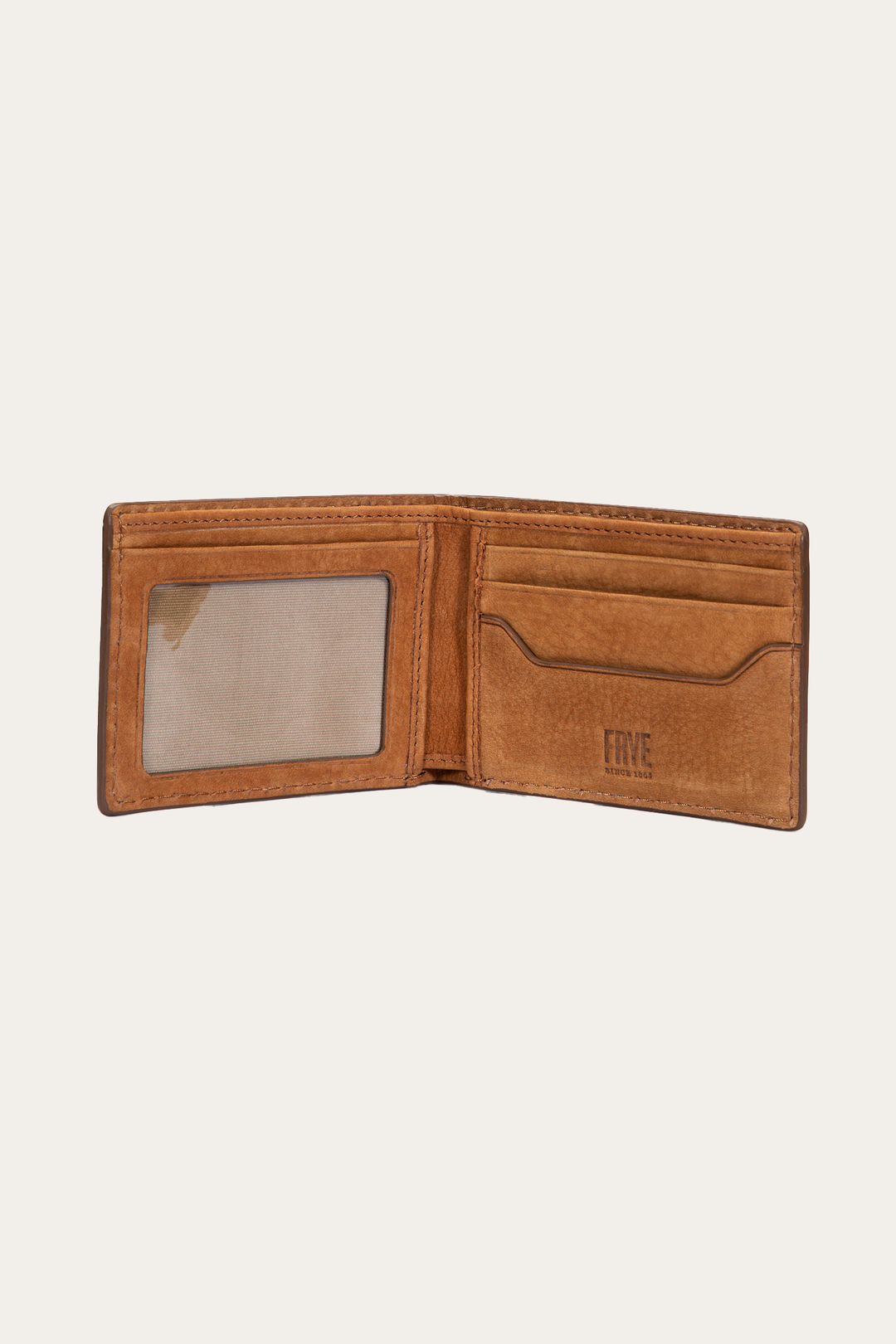 Cognac Wallets & Accessories Frye Logan Nubuck Cognac Money Clip Card Case