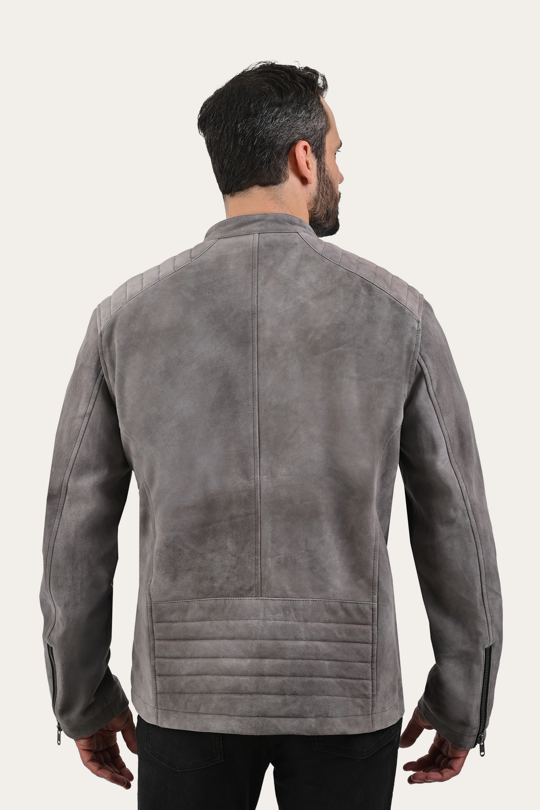 Gray Leather Jackets Frye Gray Rhys Jacket