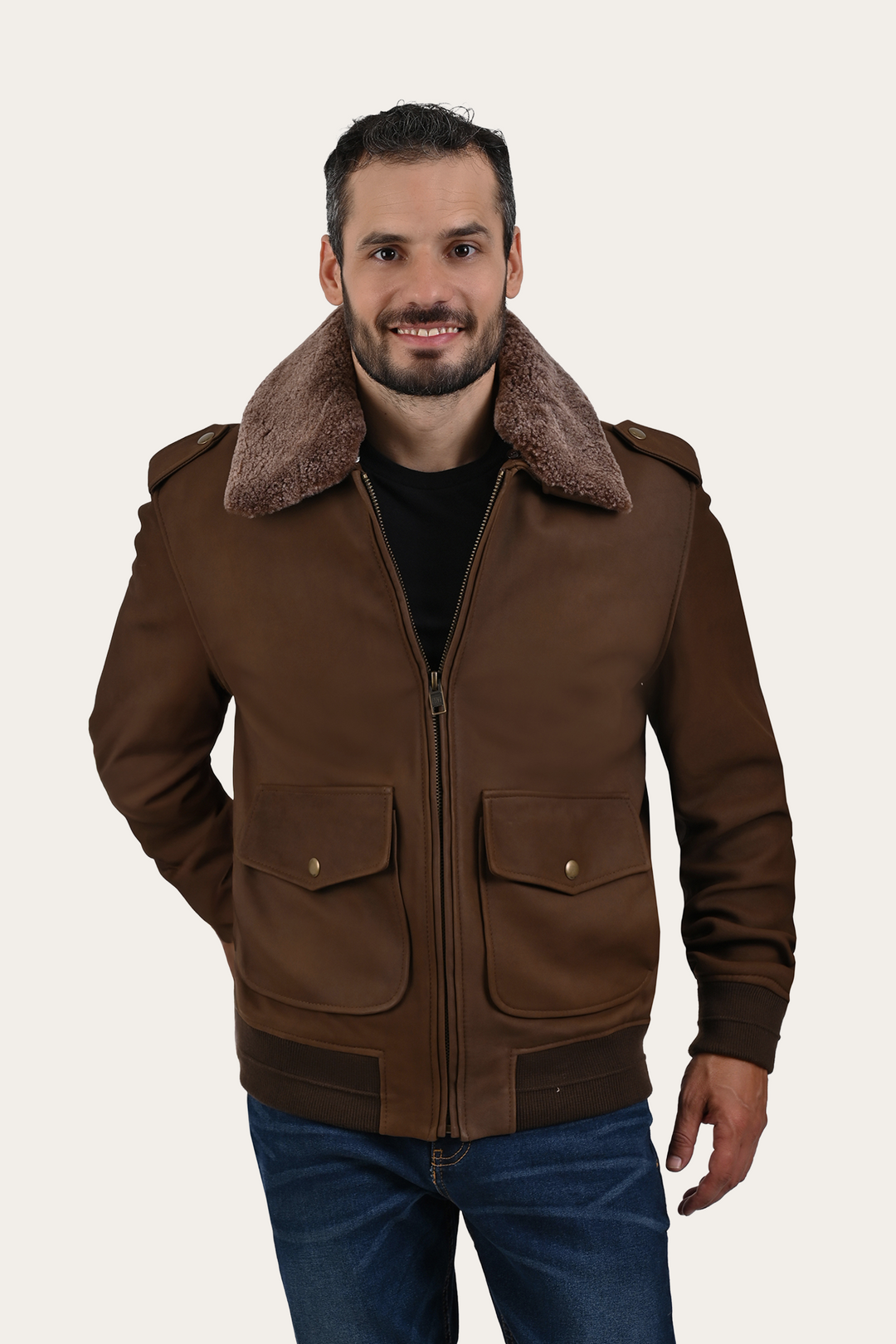 Brown Leather Jackets Frye Brown Angus Jacket