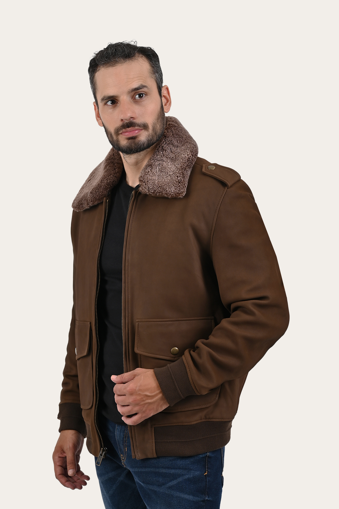 Brown Leather Jackets Frye Brown Angus Jacket