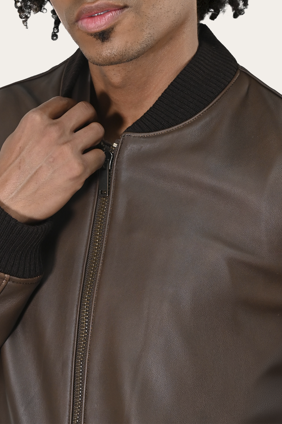 Moka Tobacco Leather Jackets Frye Colt Bomber Jacket