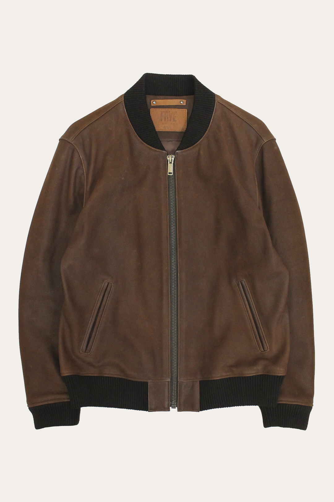 Moka Tobacco Leather Jackets Frye Colt Bomber Jacket