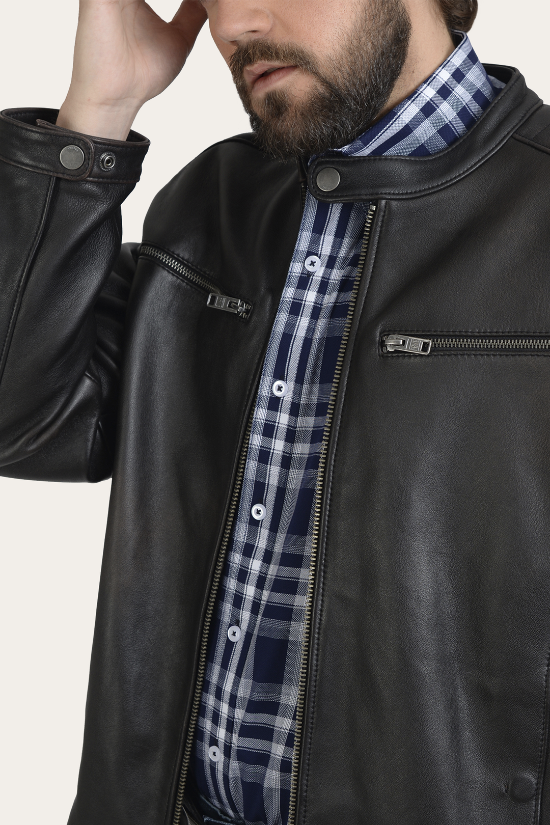 Black Leather Jackets Frye Rustler Racer Jacket
