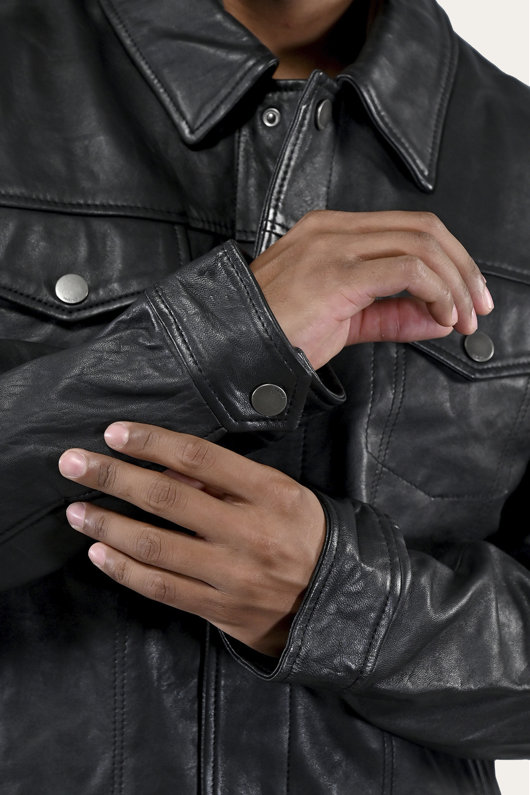 Black Leather Jackets Frye Ruffian Trucker Jacket