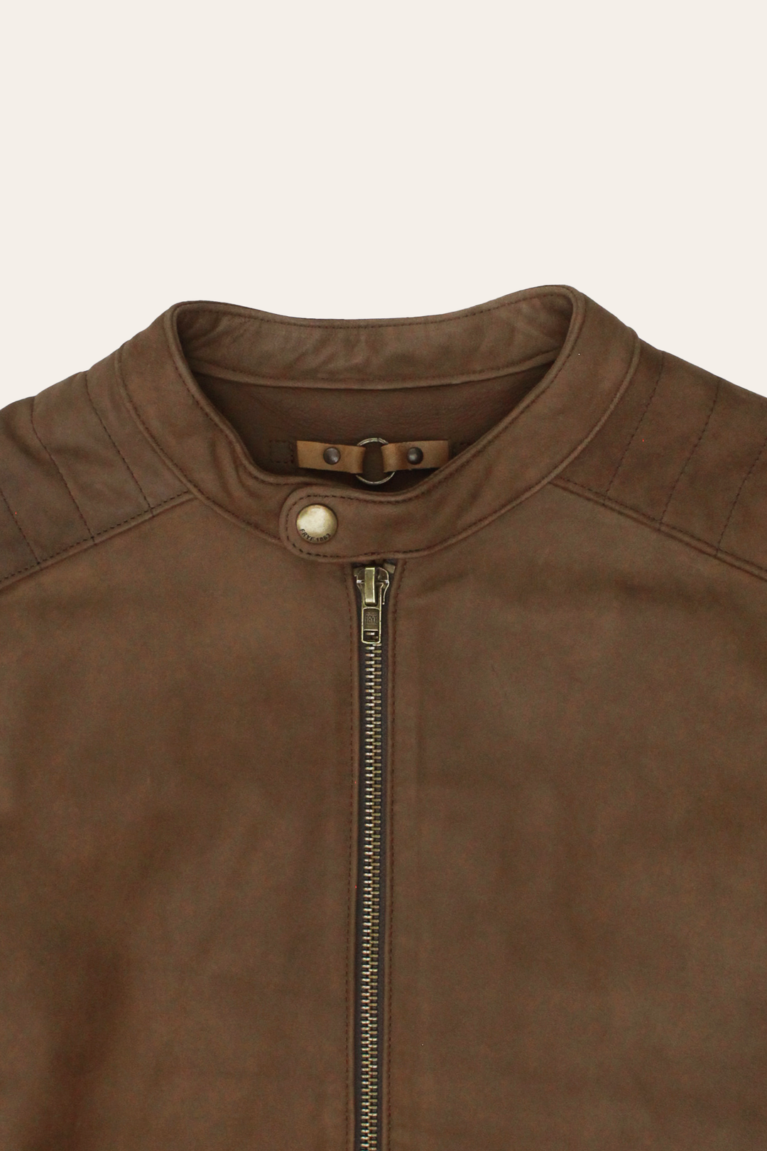 Tobacco Leather Jackets Frye Men’s Tobacco Desert Racer Leather Jacket