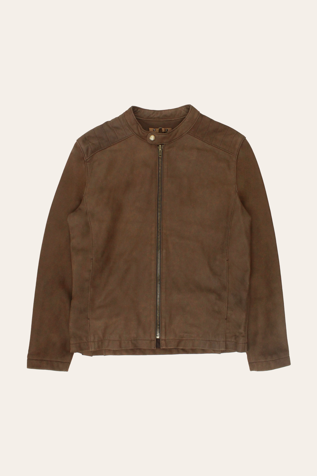 Tobacco Leather Jackets Frye Men’s Tobacco Desert Racer Leather Jacket
