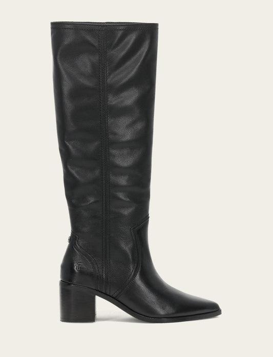 Black Boots Frye Women's Black Sadie Softy Tall Booties