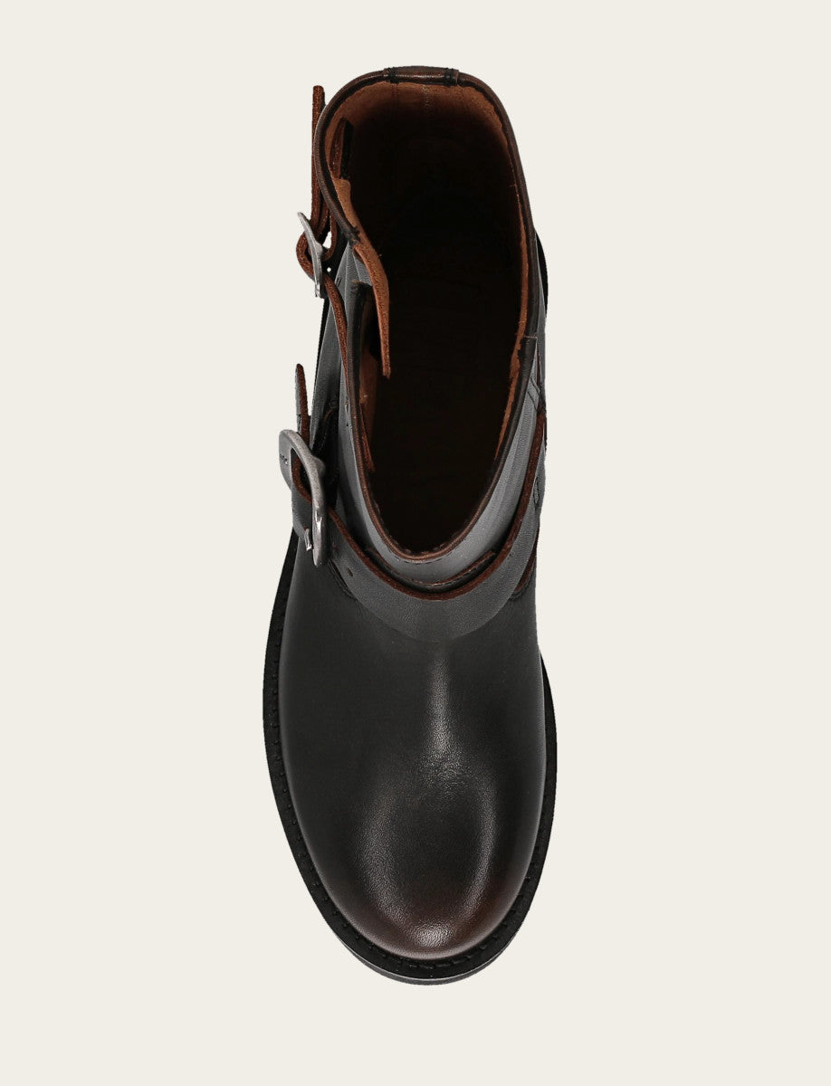 Antique Brown Boots Frye Antique Brown Veronica Flex Short Boot