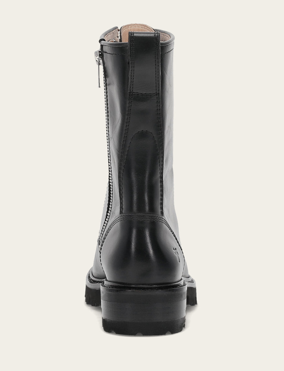 Black Boots Frye Women's Black Olivia Combat Boots