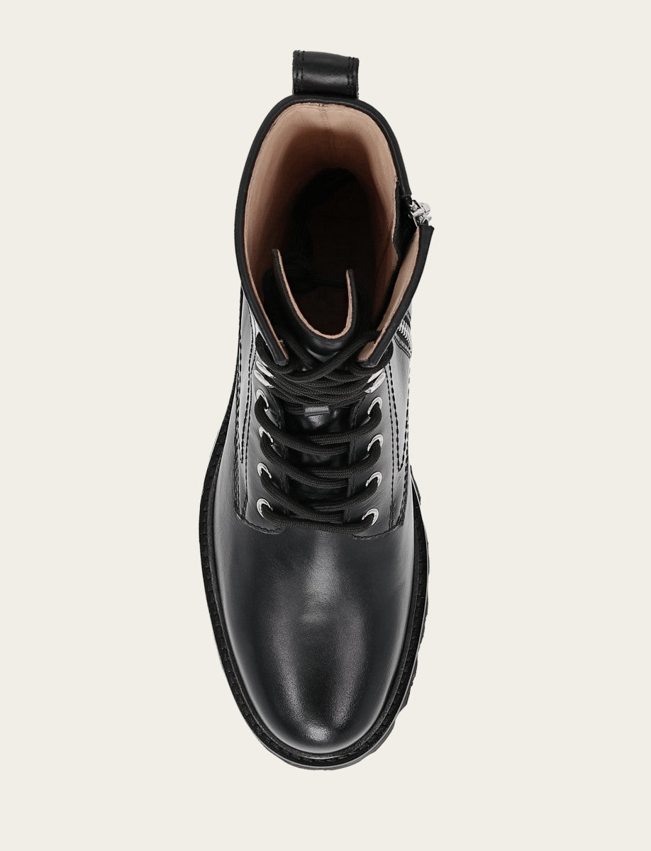 Black Boots Frye Women's Black Olivia Combat Boots