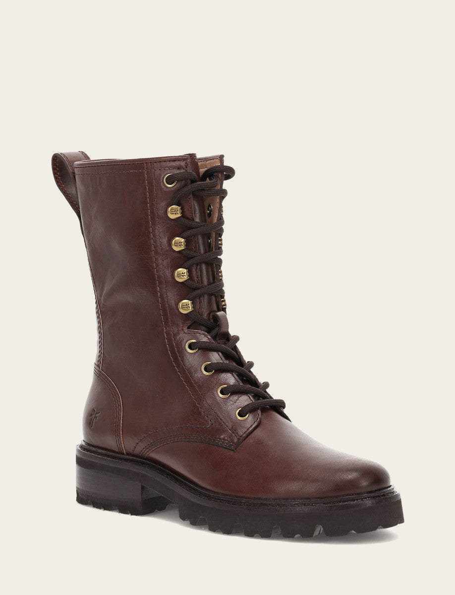 Bourbon Boots Frye Women's Bourbon Olivia Combat Boots