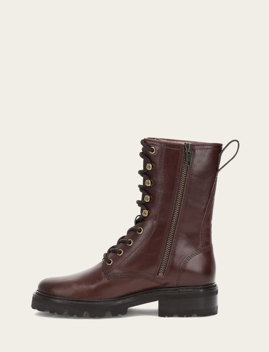 Bourbon Boots Frye Women's Bourbon Olivia Combat Boots