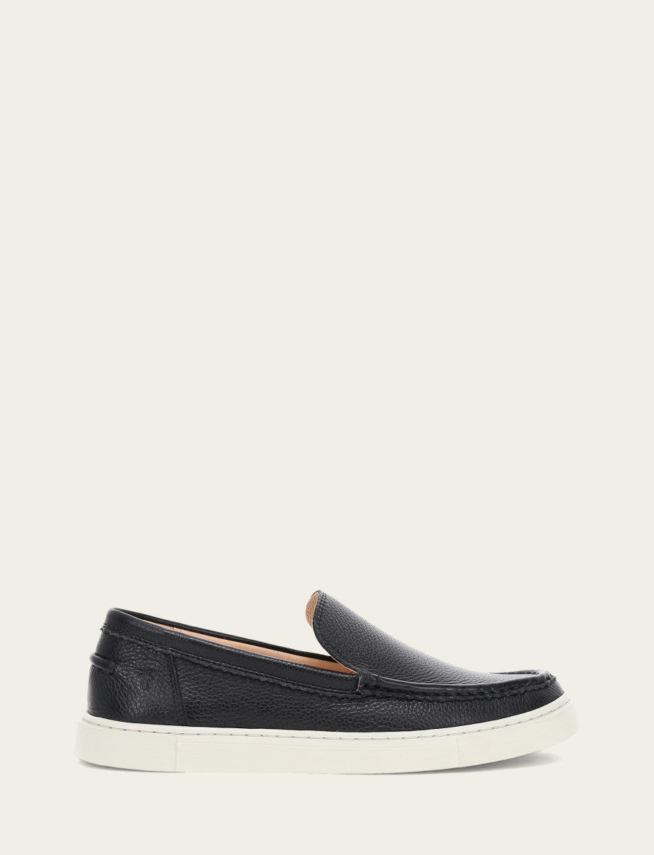 Black Flats & Mules Frye Women's Black Ivy Venetian Loafers