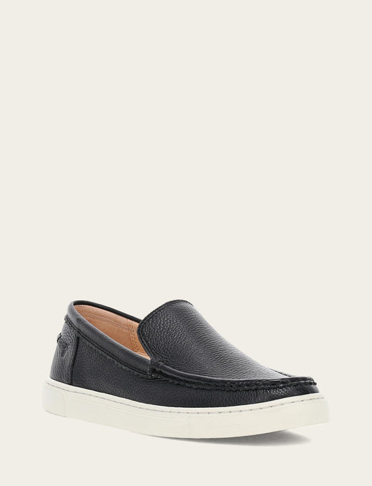 Black Flats & Mules Frye Women's Black Ivy Venetian Loafers