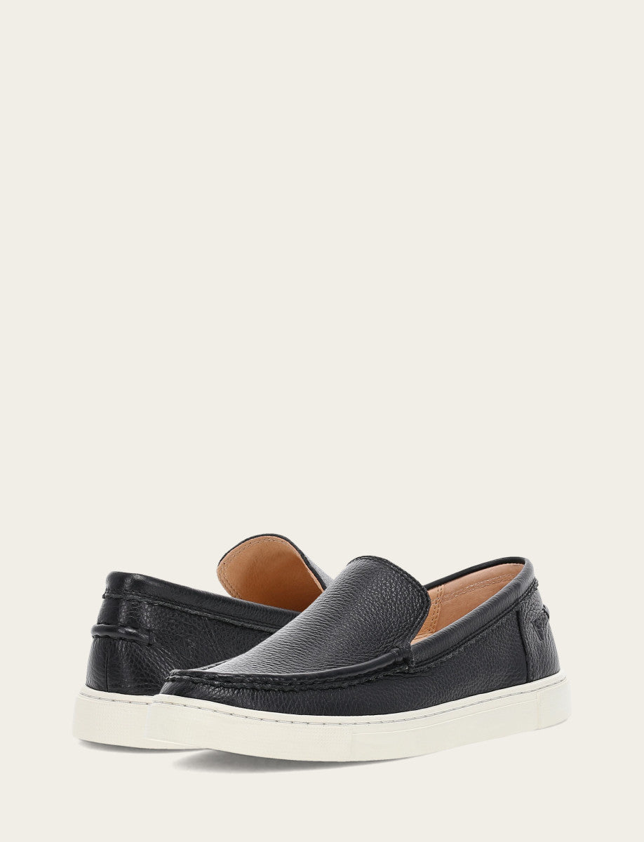 Black Flats & Mules Frye Women's Black Ivy Venetian Loafers