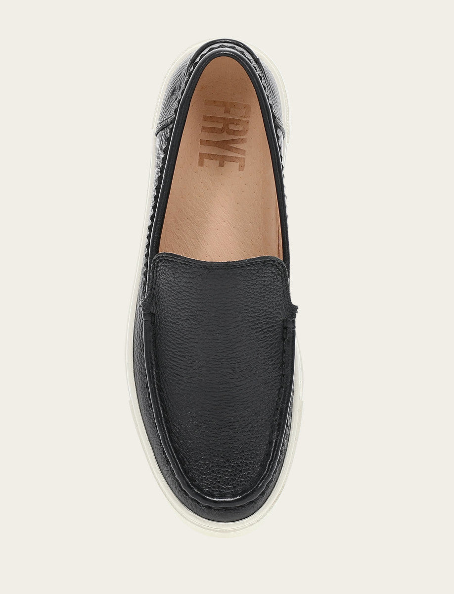 Black Flats & Mules Frye Women's Black Ivy Venetian Loafers