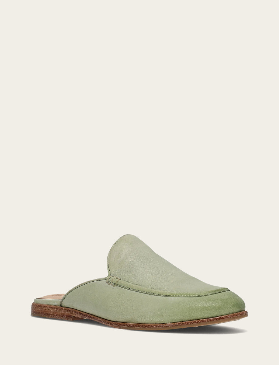 Jade Flats & Mules Frye Faith Mule