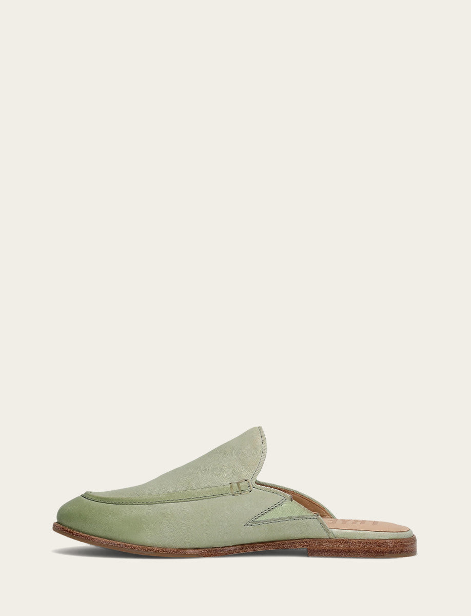 Jade Flats & Mules Frye Faith Mule
