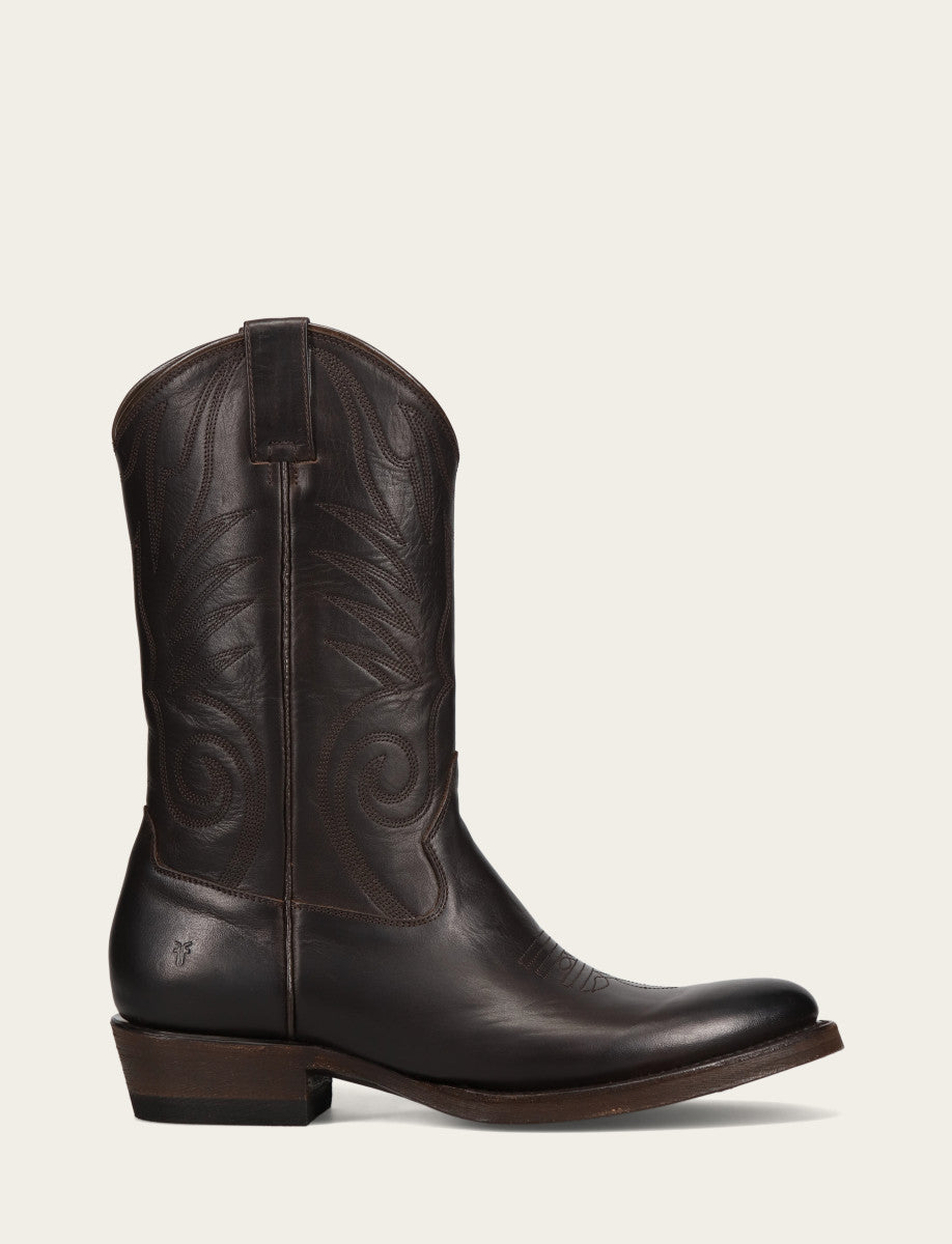 CHOCOLATE Boots Frye Men's Chocolate Grady Vintage Stitch Western Boots