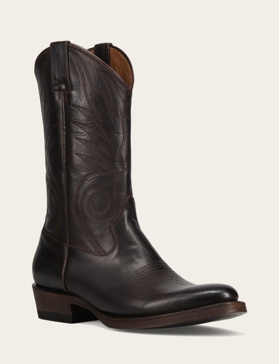 CHOCOLATE Boots Frye Men's Chocolate Grady Vintage Stitch Western Boots