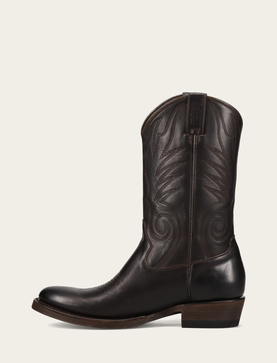CHOCOLATE Boots Frye Men's Chocolate Grady Vintage Stitch Western Boots